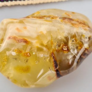 Raw White Amber Big Stone, Natural Baltic Amber, Handmade Jewerly Charm Gemstone, Yellow Amber Large Stone, Beautiful Amber Gift for Her,Him