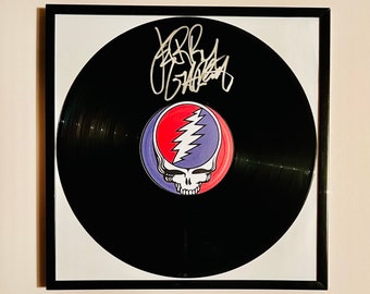 Grateful Dead Jerry Garcia Autographed Vinyl Record Framed