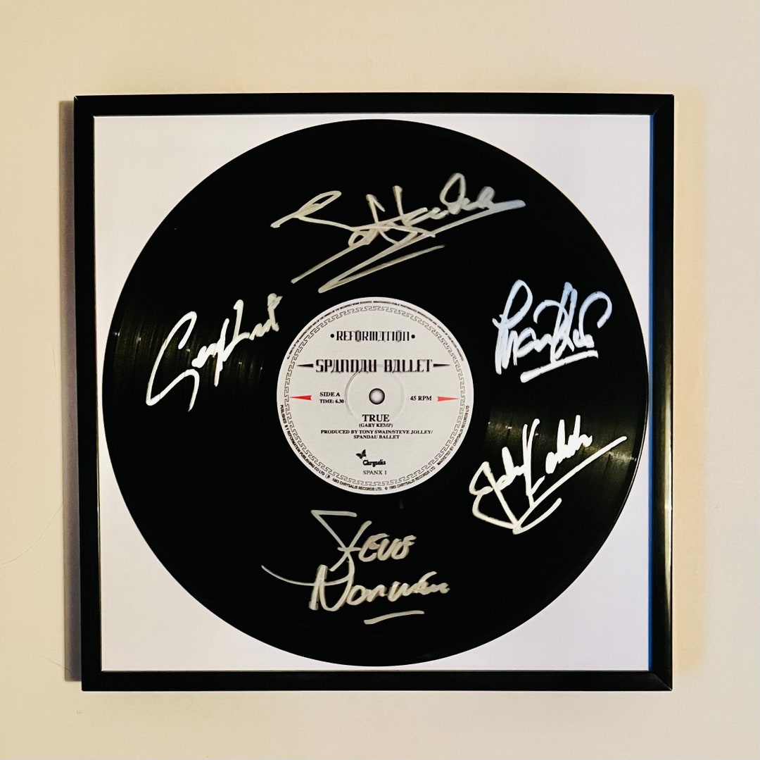 Spandau Ballet True Autographed Vinyl Record Framed - Etsy