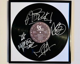 Beastie Boys Licensed To Ill Disco in vinile autografato incorniciato