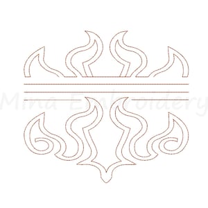 Western Boot Stitch Embroidery Design: Machine Embroidery (5 Sizes, Instant Download, PDF Charts Included)