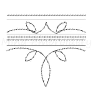 Western Boot Stitch Stitching Embroidery Design, Machine Embroidery Design, 4 Sizes, Instant Download