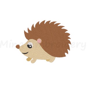 Baby Hedgehog Embroidery Design, Animal Embroidery Design, Machine Embroidery Design, 5 Sizes, Instant Download