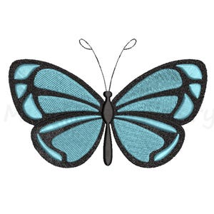 Butterfly Embroidery Design, Animal Embroidery Design, Machine Embroidery Design, 5 Sizes, Instant Download