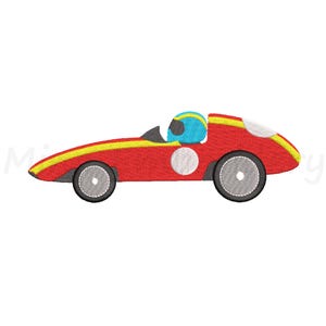 Race Car Embroidery Design, Motosport Embroidery Design, Machine Embroidery Design, 5 Sizes, Instant Download