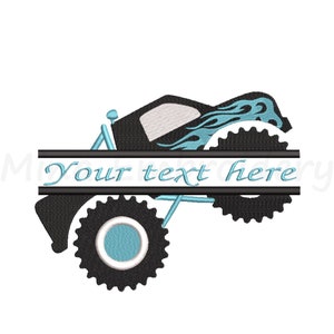 Monster Truck Embroidery Design, Truck Embroidery Design, Machine Embroidery Design, 4 Sizes, Instant Download