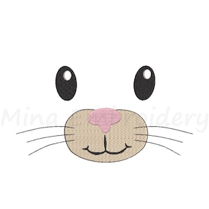Lion Face Embroidery Design: Safari Animal (Instant Download)