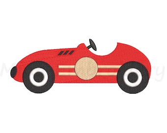 Disegno per ricamo di un'auto sportiva, disegno per ricamo a macchina, 5 misure, download immediato