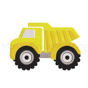 Dump Truck Embroidery Design: Earth Truck Machine Pattern (Instant Download)