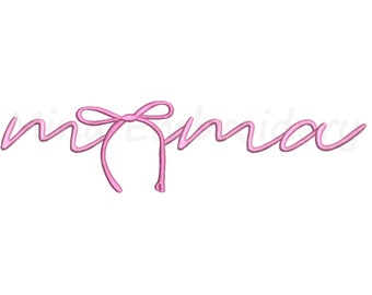 Mama Coquette Embroidery Design, Machine Embroidery Design, 6 Sizes, Instant Download
