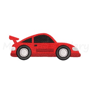 Sport Car Stickdatei: Mini Baby Car (Instant Download)