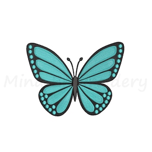 Butterfly Embroidery Design, Animal Embroidery Design, Machine Embroidery Design, 5 Sizes, Instant Download