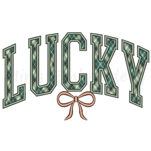 Lucky Coquette Applikation Stickmuster: St. Patrick&#39;s Day (Instant Download)