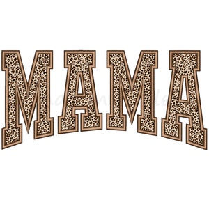 Mama Applique Embroidery Design, Mother&#39;s Day Embroidery Design, Machine Embroidery Design, 5 Sizes, Instant Download