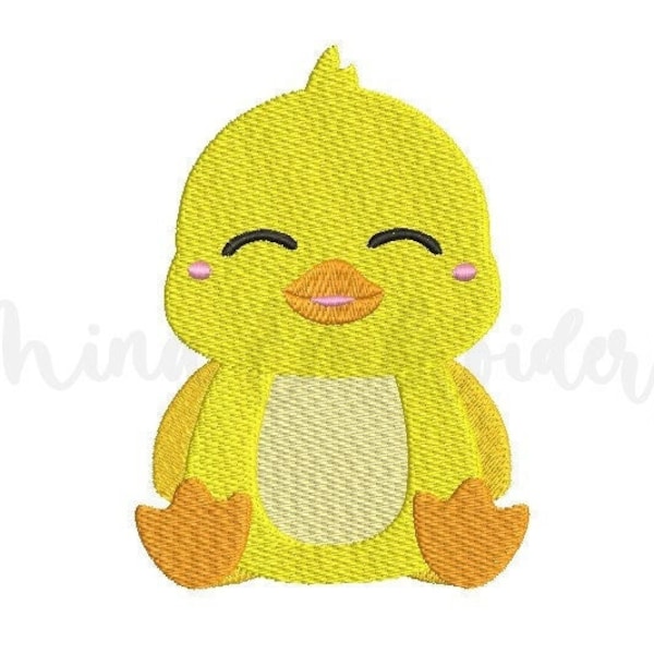 Baby Chick Embroidery Design, Animal Embroidery Design, Machine Embroidery Design, 4 Sizes, Instant Download