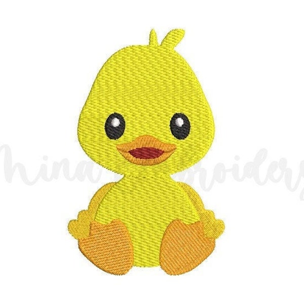 Baby Duck Embroidery Design, Animal Embroidery Design, Machine Embroidery Design, 4 Sizes, Instant Download