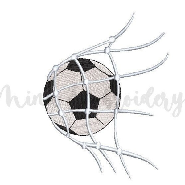 Castle Net Ball Borduurontwerp, Sport Borduurontwerp, Machine Borduurontwerp, Voetbal Borduurontwerp, 6 maten, Instant Download