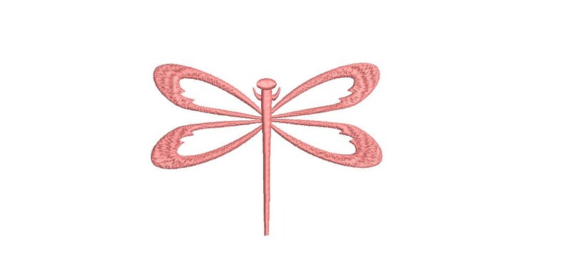 Puede incluir: Una lib&eacute;lula rosa con alas delicadas y un cuerpo largo y delgado.