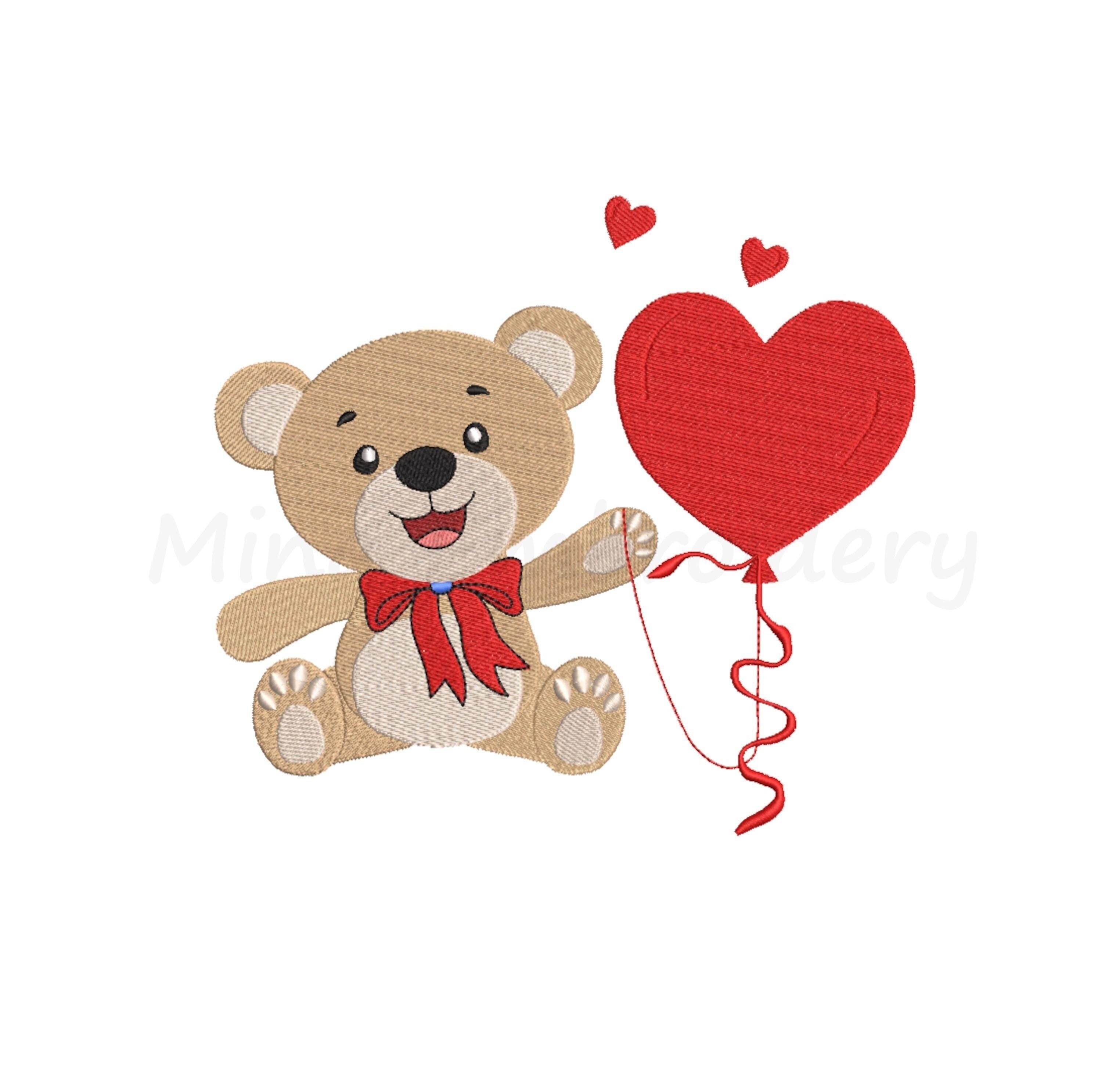 Oso con globo de coraz México