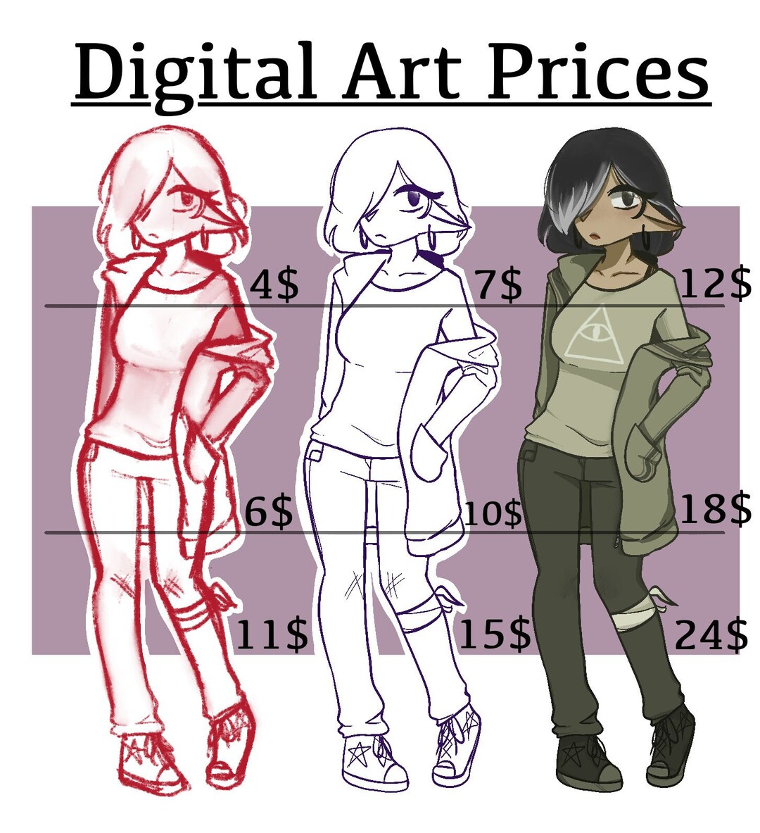 Digital Art Commissions Etsy