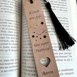 Marcapáginas de agradecimiento maestro, regalo original para fin de año