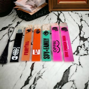 Bookmarks inspired by your favorite manga, gift idea for your loved ones.