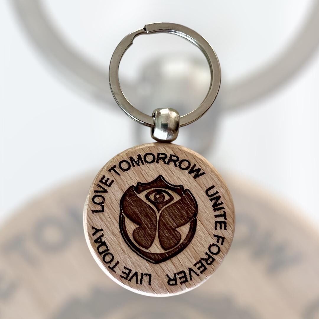 Tomorrowland Beechwood Keychain - Tomorrowland Fan - Tomorrowland Gift ...