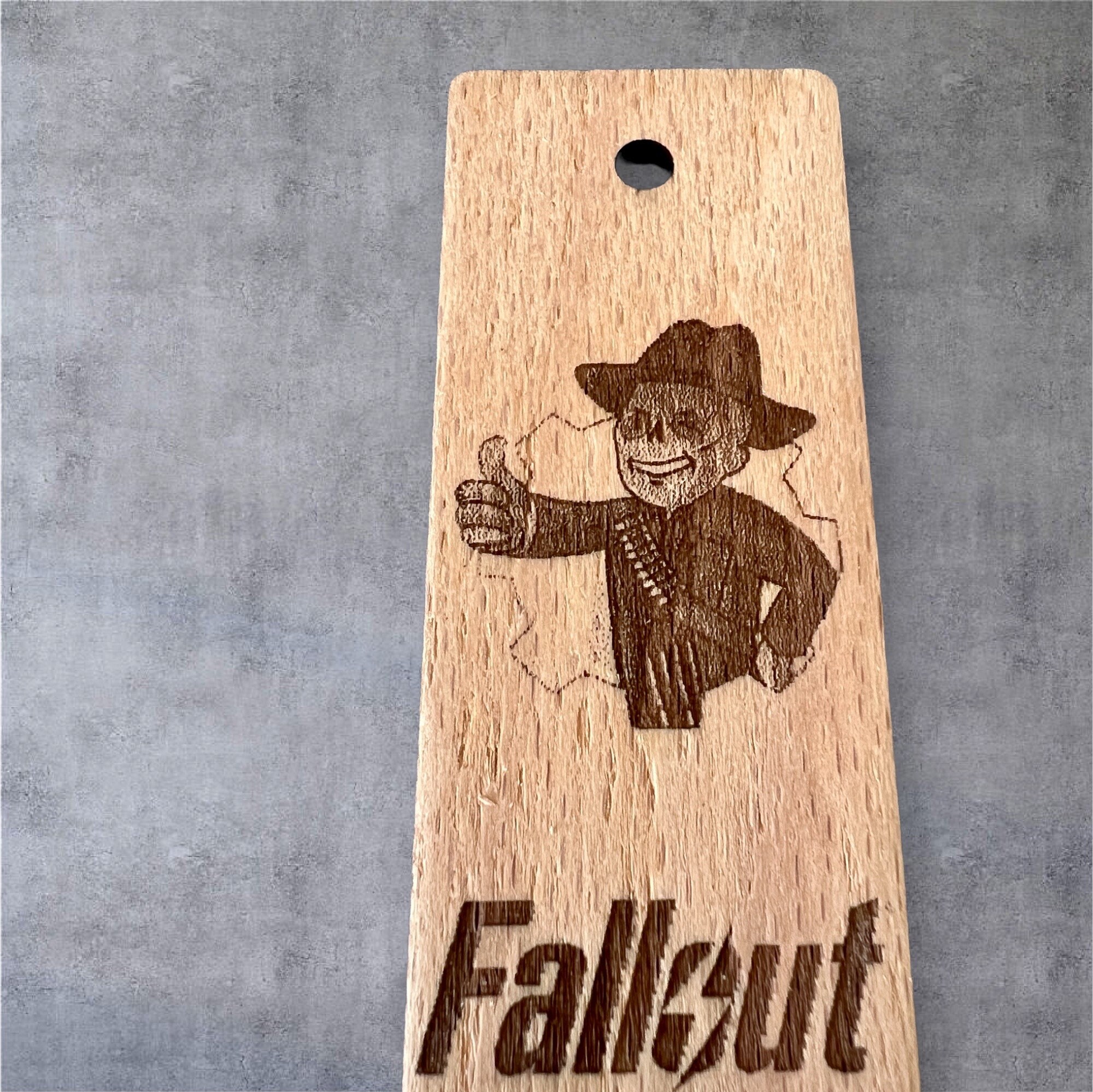 Personalized Wooden Bookmark With Name Inspired by the Fallout Universe ...