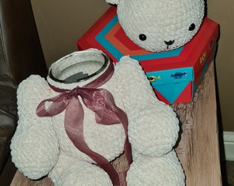 secret teddy jar crochet pattern pdf