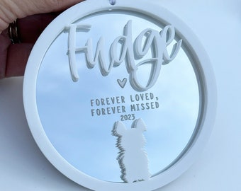 Dog memorial gift, Personalised dog keepsake gift, Dog sympathy gift, Dog bereavement gift, Dog decoration, Pet loss gift, Memorial