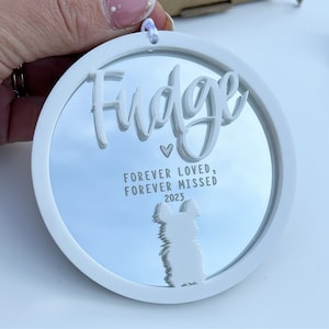 Dog memorial gift, Personalised dog keepsake gift, Dog sympathy gift, Dog bereavement gift, Dog decoration, Pet loss gift, Memorial