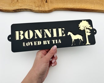 Horse stable name sign, Pony stable name plaque, Horse stable name plaque, Pony stable name plate, Horse name sign, Pony name sign