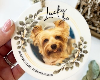 Dog loss memorial gift, Dog sympathy gift, Photo memorial gift, Remembrance gift, Pet loss gift, Personalised dog keepsake gift, Dog sign