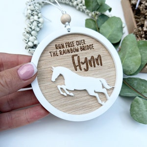 Pferdegedenkgeschenk, Pony-Gedenkgeschenk, Pferdesympathiegeschenk, Pferdeerinnerungsgeschenk, Pferdeverlustgeschenk, Pony-Erinnerungsgeschenk, Pferdeverzierung
