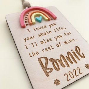 Pet memorial, Rainbow bridge pet sympathy, Pet keepsake, Memorial gift, Pet loss gift, Pet loss gift, Pet sympathy, Rainbow bridge gift