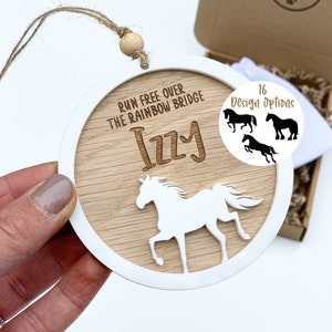 Pferdegedenkgeschenk, Pferdesympathieverzierung, Pferdeerinnerungsgeschenk, Pferdeliebhabergeschenk, Pferdeverlustgeschenk, Pony-Gedenkgeschenk