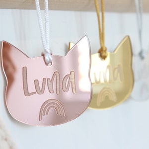 Mini Cat Erinnerungsgeschenk für draußen geeignet | Katze Verlust Geschenk Gartenschild | Katze Dekoration | Katzenschild | Katze Sympathie Geschenk | Katzen Schild