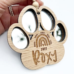 Decoração de Natal personalizada para cães, Bola de Natal personalizada para cães, Enfeite de Natal personalizado para cães, Decoração de Natal personalizada para cães