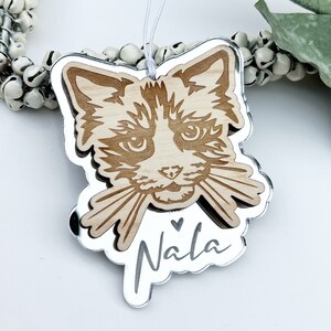 Adorno de gato ragdoll personalizado, decoración navideña de gato ragdoll, adorno navideño de ragdoll personalizado, regalo para amantes de los gatos, regalo de gato ragdoll