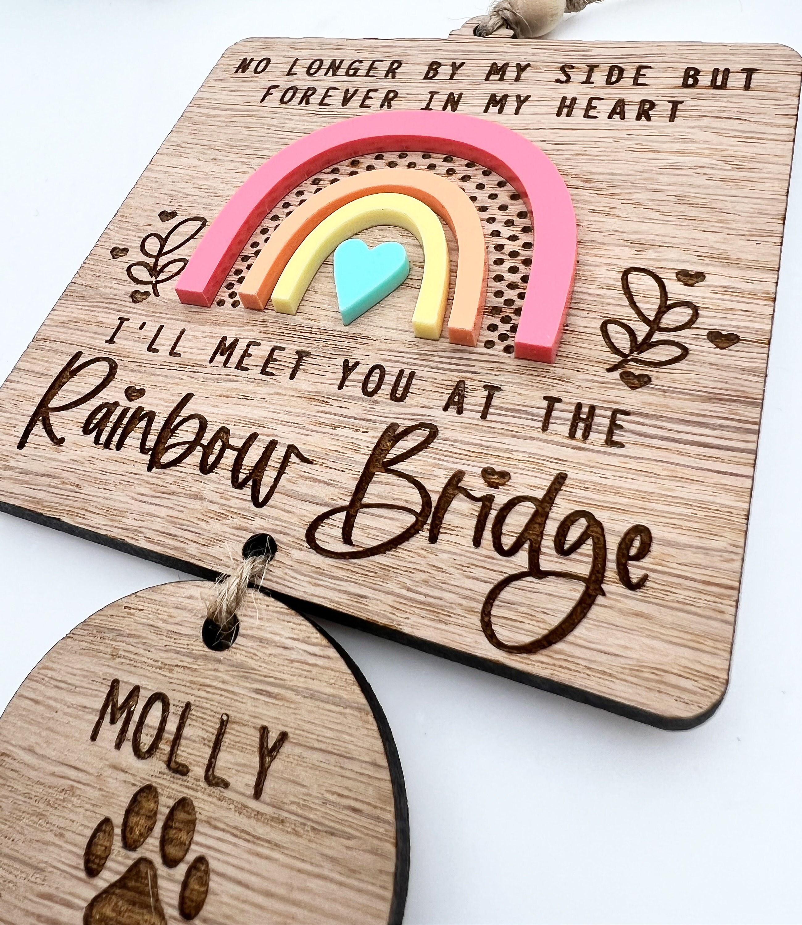 Rainbow Bridge Pet Memorial Cat Memorial Dog Remembrance - Etsy UK