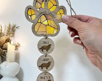 Regalo commemorativo per la perdita del cane, regalo per la perdita del cane "Bridge Rainbow", regalo di condoglianze per cani, ricordo per cani, regalo in ricordo di cani, regalo per la perdita di animali domestici, memoriale per animali domestici