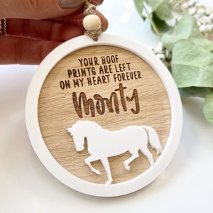 Pferd Sympathie Geschenk, Pferd Erinnerung Geschenk, Geschenk für Pferdeliebhaber, Pferd Verlust Geschenk, Pony Gedenkgeschenk, Pferd Dekoration, Pferd Ornament