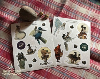 Fun and cute faery Stickers by JBMonge