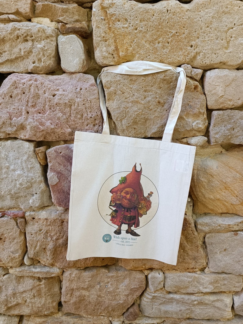 Fairy Tote bag with gnome fairy magic creatures by JBMonge image 4