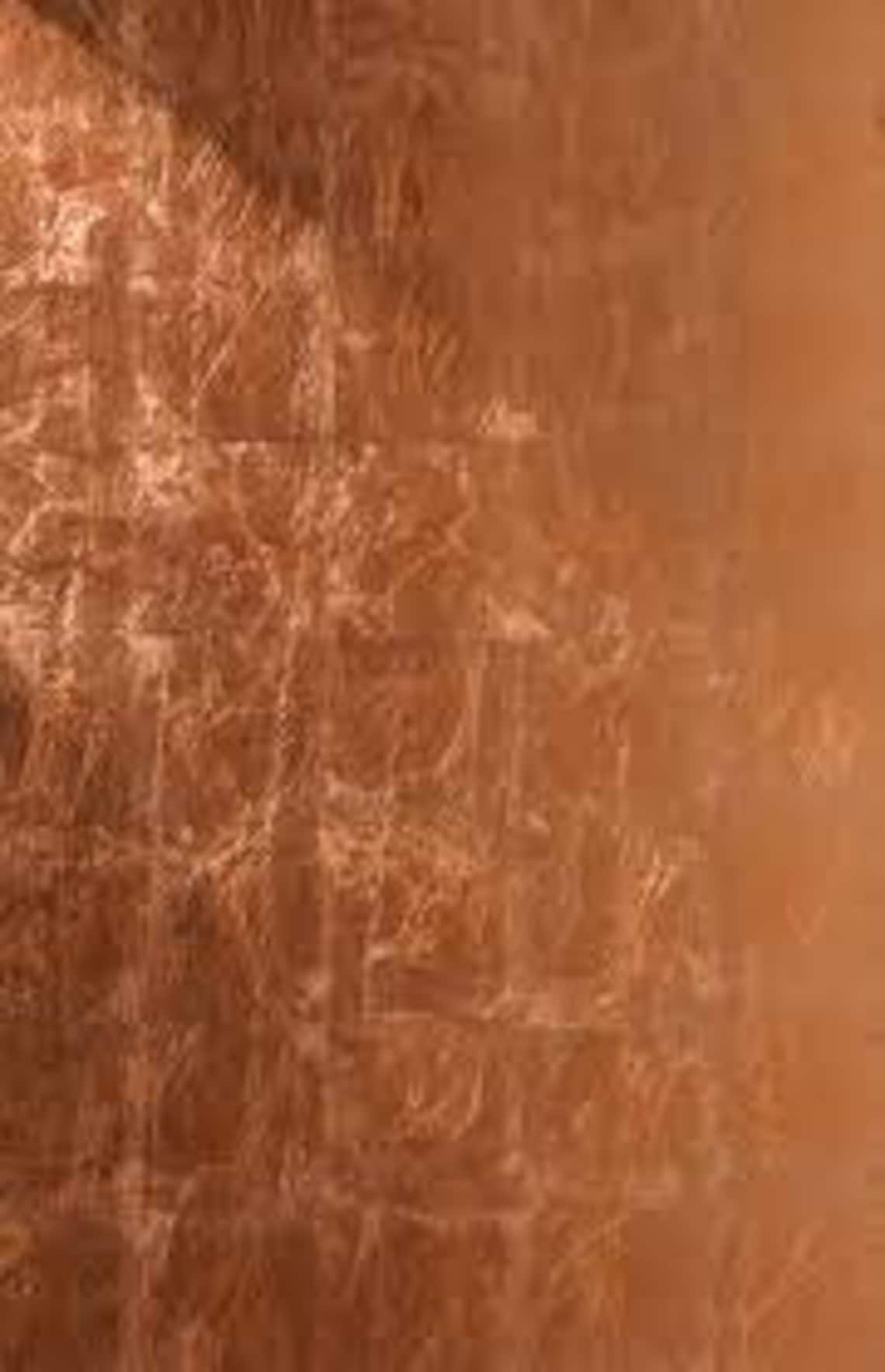 Composition Copper Leaf Sheets 25 Leaves 14 X 14 Cm Etsy