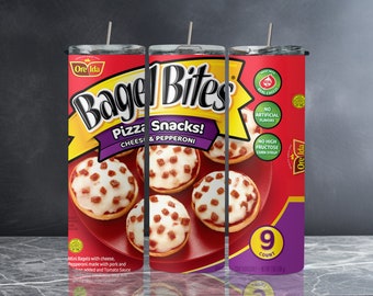 Bagel Bites 20 oz Skinny Tumbler