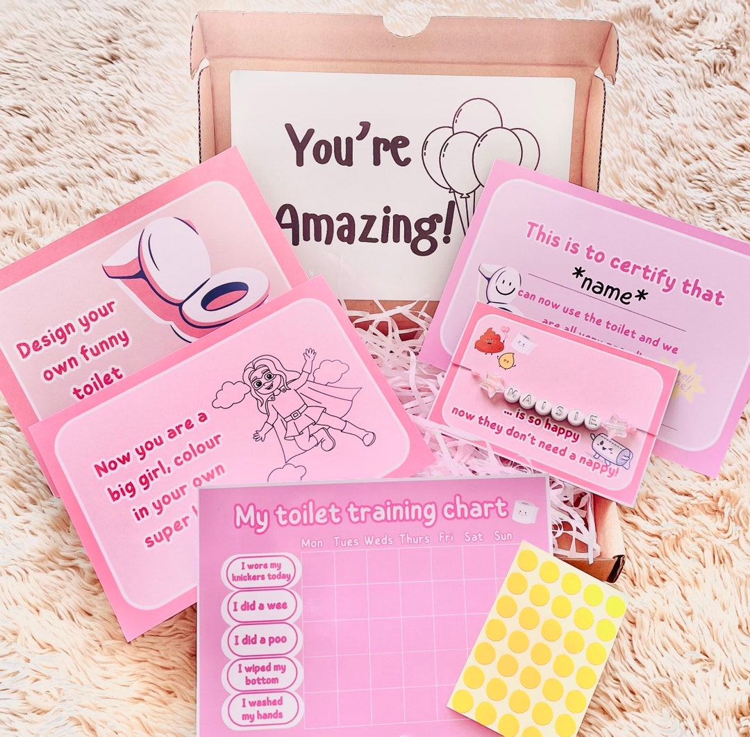 Toilet Training Reward Chart, Potty Training Chart, Potty Reward Chart