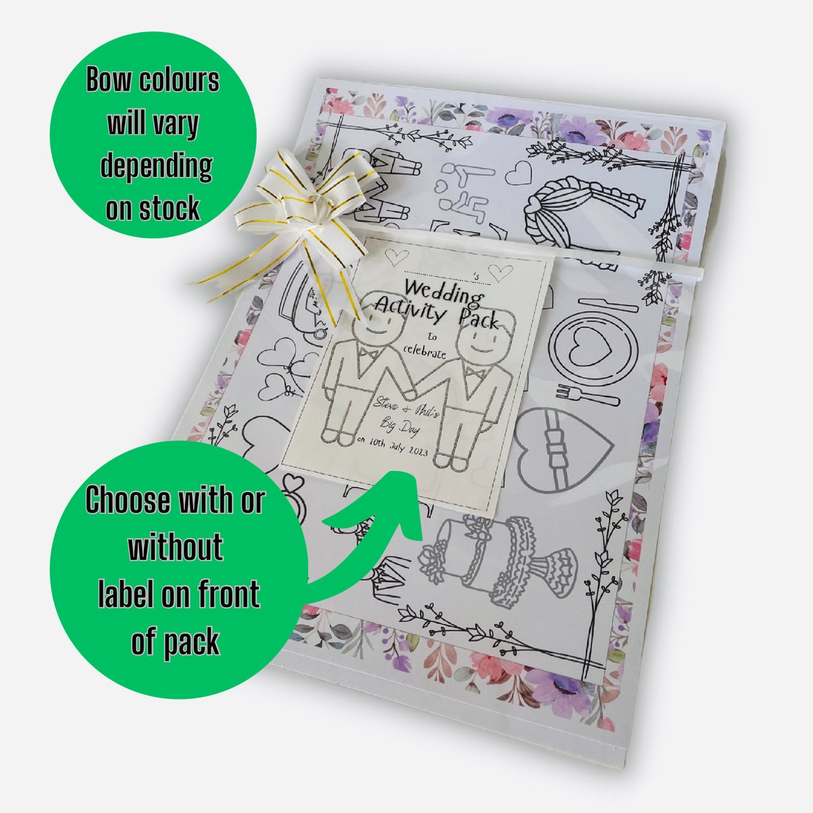 Wedding Activity Pack, for Kids, Wedding Activity Book, Wedding ...