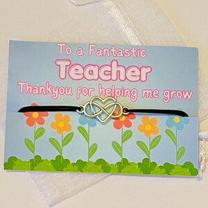 Best teacher gift, teaching assistant gift, end of year gift for teacher, teacher appreciation gift, best teacher ever, teacher bracelet