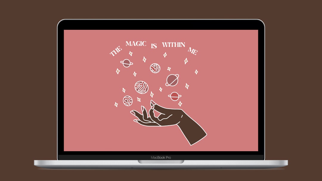 Magic Desktop Wallpaper Laptop Background Mystical Astrology - Etsy UK